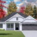 New American House Plan with 3 Beds & 2 Porches — 1,517 Sq Ft