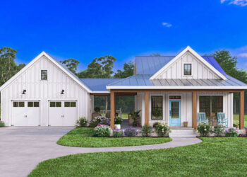 Modern Farmhouse — (966 Sq Ft, 2 Beds / 1 Bath)
