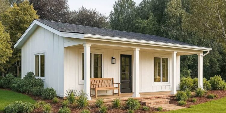 2-Bed ADU Cottage Under 600 Sq Ft (≈ 600 Sq Ft)