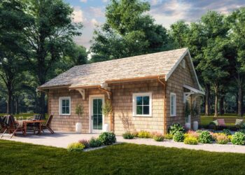 Rustic Wheelchair-Accessible Shingle Cottage — (681 Sq Ft)