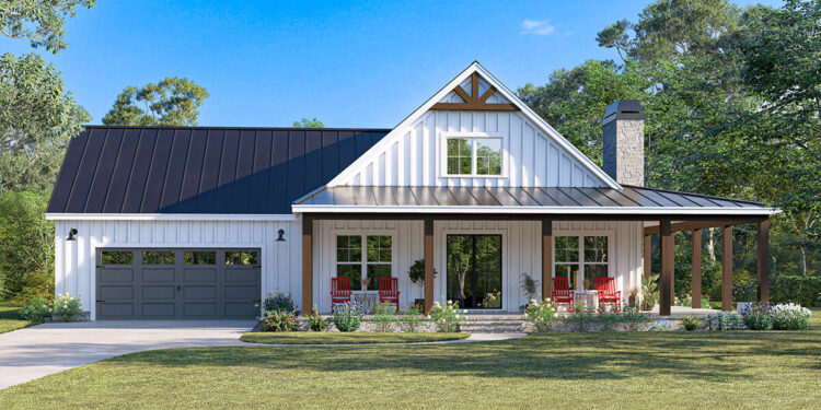 Modern Farmhouse: 2 Beds, 2 Baths in 1,583 Sq Ft