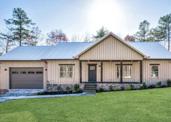 Modern Farmhouse Plan — 1,500 Sq Ft, 3 Beds & 2 Baths.