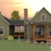 3-Bedroom Dogtrot House Plan — 1,112 Sq Ft