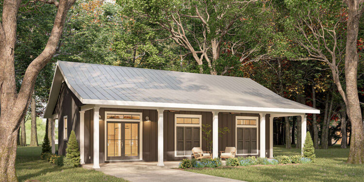 Modern Farmhouse Cottage —  (800 Sq Ft, 1 Bedroom / 1 Bath)