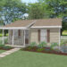 Cottage Plan — (569 Sq Ft, 2 Bedrooms / 1 Bathroom)