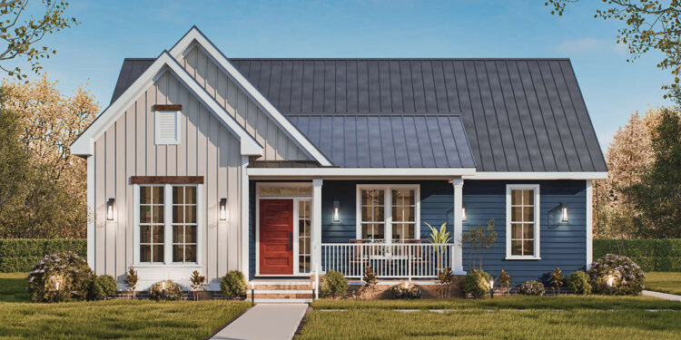 Country Plan — 1,209 Sq Ft, 3 Bedrooms & 2 Bathrooms