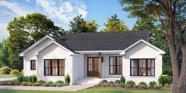 Modern Farmhouse — 1,597 Sq Ft, 3 Beds, 2½ Baths