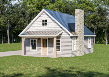 Cottage Retreat Plan — (625 Sq Ft, 1-2 Bedrooms / 1 Bath)