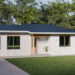 Cozy & Modern: 2-Bedroom Cottage House Plan (917 Sq. Ft.)