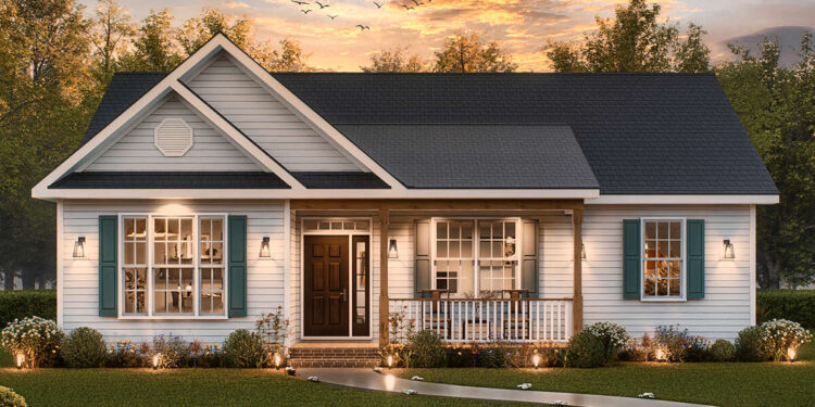 Craftsman Plan— 1,363 Sq Ft, 3 Bedrooms & 2 Bathrooms