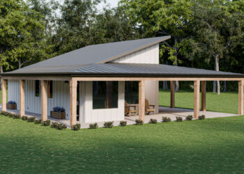 Contemporary Plan — (1,050 Sq Ft, 1 Bedroom & 1 Bathroom)