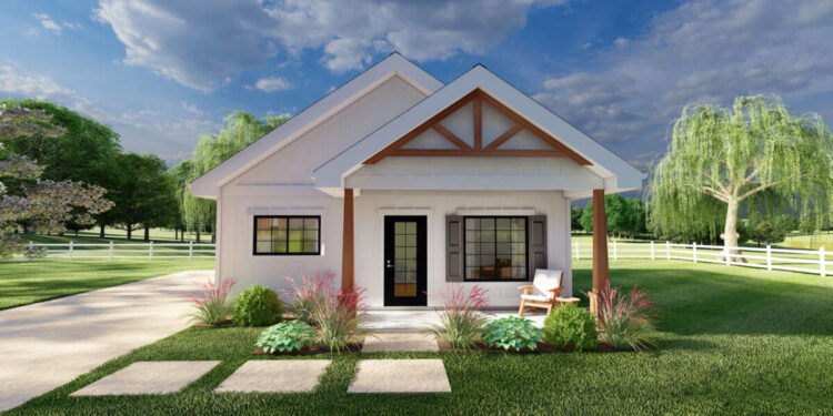 Modern Farmhouse Cottage – 750 Sq Ft | 1 Bedroom & 1 Bath