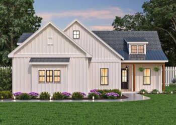3-Bed House Plan with One-Story Convenience & Flexible Garage Options