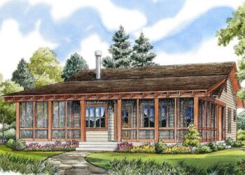 Bunkhouse Plan with Options – 1,031 Sq Ft