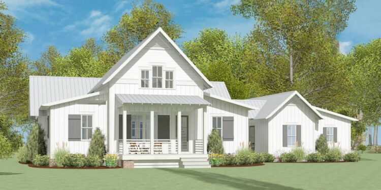 Exclusive Modern Farmhouse with Breezeway-Attached Garage — (1,711 Sq Ft)