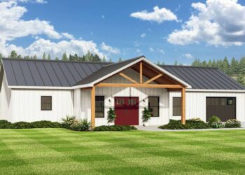 2-Bed Traditional Ranch with Open-Concept Living — (1,480 Sq Ft)