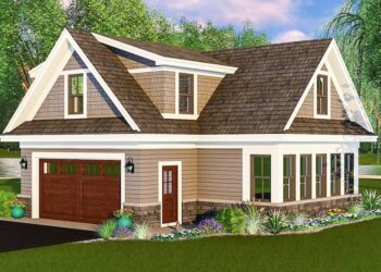 Garage + Apartment Plan —(900 Sq Ft Garage + 754 Sq Ft Apartment)