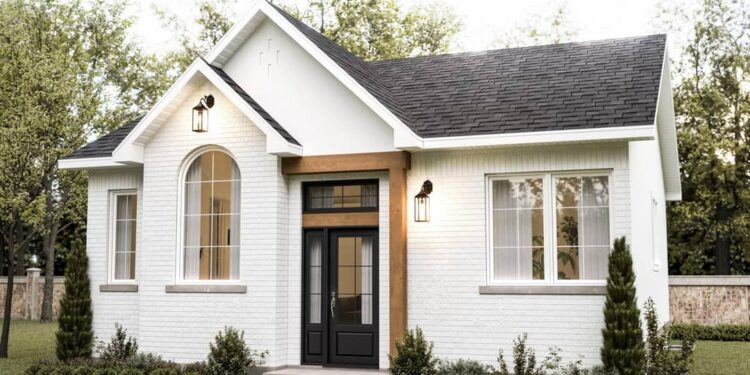 2-Bed House Plan with Lower-Level Laundry & Expansion – 960 sq ft • 2 Beds, 1-2 Baths