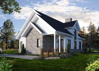 New American Mountain Home with Cathedral Ceilings — (1,876 Sq Ft)