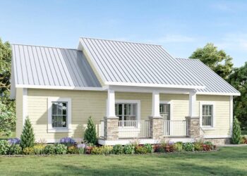 Barn-Style Home Plan – 1,927 sq ft | 3 Bedrooms & 2 Bathrooms