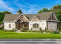 Country Craftsman Ranch with Angled Garage (Approx. 1,561 Sq. Ft.)