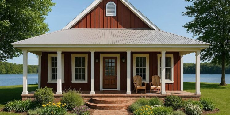 Barn-Style Country Farmhouse – 1,292 Sq Ft, 2 Beds & 2 Baths