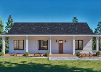 3-Bed Country Ranch Under 1,600 Sq Ft — (1,560 Sq Ft)