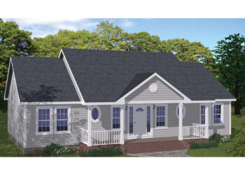 Ranch Plan – 1,400 sq ft • 3 Beds & 2 Baths