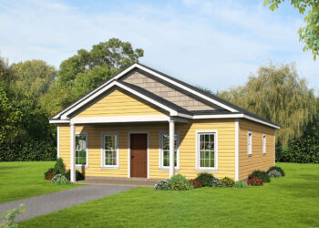 Country Cottage Plan – Elegant Simplicity in 1,050 Sq Ft