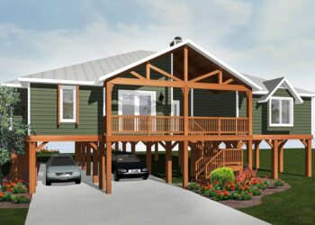 Elevated Living Coastal Home Plan – 1902 Sq.ft.