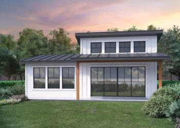 1-Bed Contemporary ADU with Roll-In Shower & Covered Front Porch – 660 Sq Ft