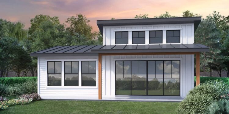 1-Bed Contemporary ADU with Roll-In Shower & Covered Front Porch – 660 Sq Ft