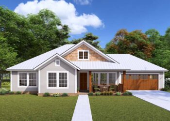 Charming 3-Bed Southern Cottage with Attached Garage – 1,286 sq ft • 3 Beds & 2 Baths