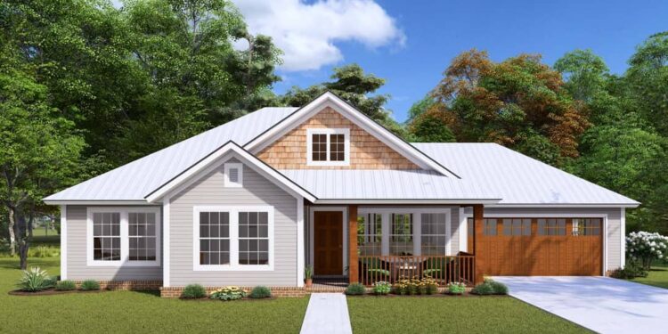 Charming 3-Bed Southern Cottage with Attached Garage – 1,286 sq ft • 3 Beds & 2 Baths