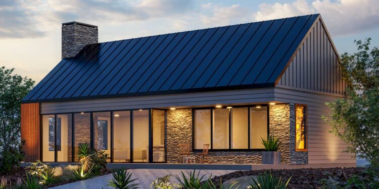 Contemporary Cabin Emphasizing Indoor-Outdoor Living — 1370 sqft.