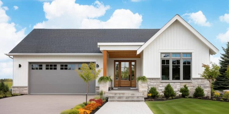 New American Cottage with Spacious Rear Porch (Approx. Under 2,000 Sq. Ft.)