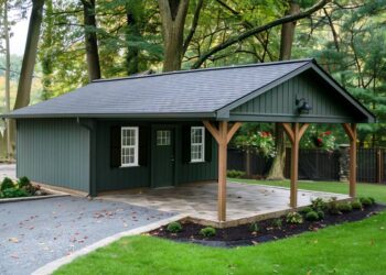 1-Bed ADU Cottage with Carport (Under 500 Sq Ft)