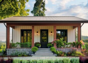 1-Bedroom ADU Cottage with Vaulted Living – 615 Sq Ft