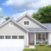3-Bed House Plan with Vaulted Living Room – 1,339 Sq. Ft.