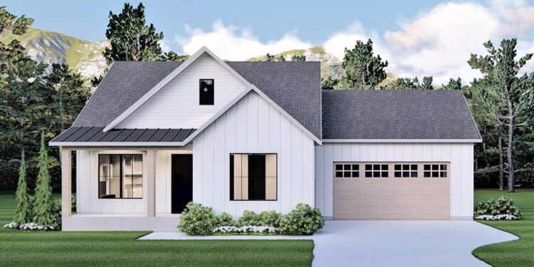 Petite 3-Bed Cottage with Optional Finished Lower Level – 1,209 Sq Ft