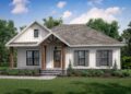 2-Bed Craftsman Starter Home Plan with Garage In Back – 1,301 sq ft • 2 Beds & 2 Baths