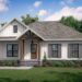 2-Bed Craftsman Starter Home Plan with Garage In Back – 1,301 sq ft • 2 Beds & 2 Baths