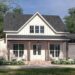 Small Two-Bedroom Farmhouse with 6′ Deep Front Porch — (1,263 Sq Ft)