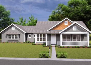 Attractive Country House with 3 Bedrooms + Flex Room – 1,808 Sq Ft