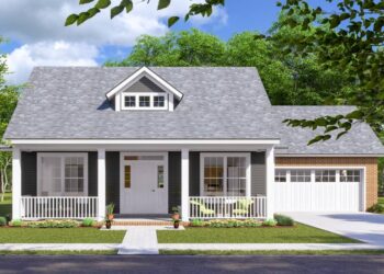 3-Bedroom Bungalow with Attached 2-Car Garage (≈ 1,717 Sq. Ft.)