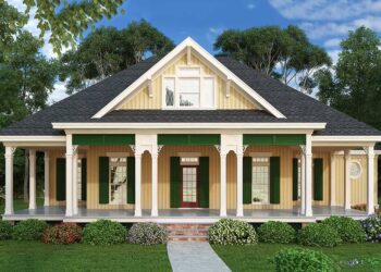 Southern-Style Raised Cottage – 1,832 sq ft, 3 Beds & 2.5 Baths