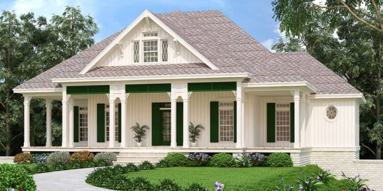 3-Bed Southern House Plan on an Unfinished Walk-out Basement – 1,620 sq ft • 3 Beds & 2 Baths