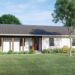 1400 Sq Ft 3-Bedroom Ranch with 5-Columned Front Porch