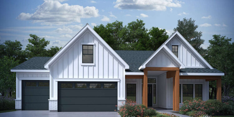 Modern Farmhouse Plan – 1,638 Sq Ft | 2 Bedrooms & 2 Bathrooms