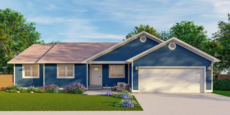 Traditional One-Story Home – 1,660 Sq. Ft., 3 Bedrooms